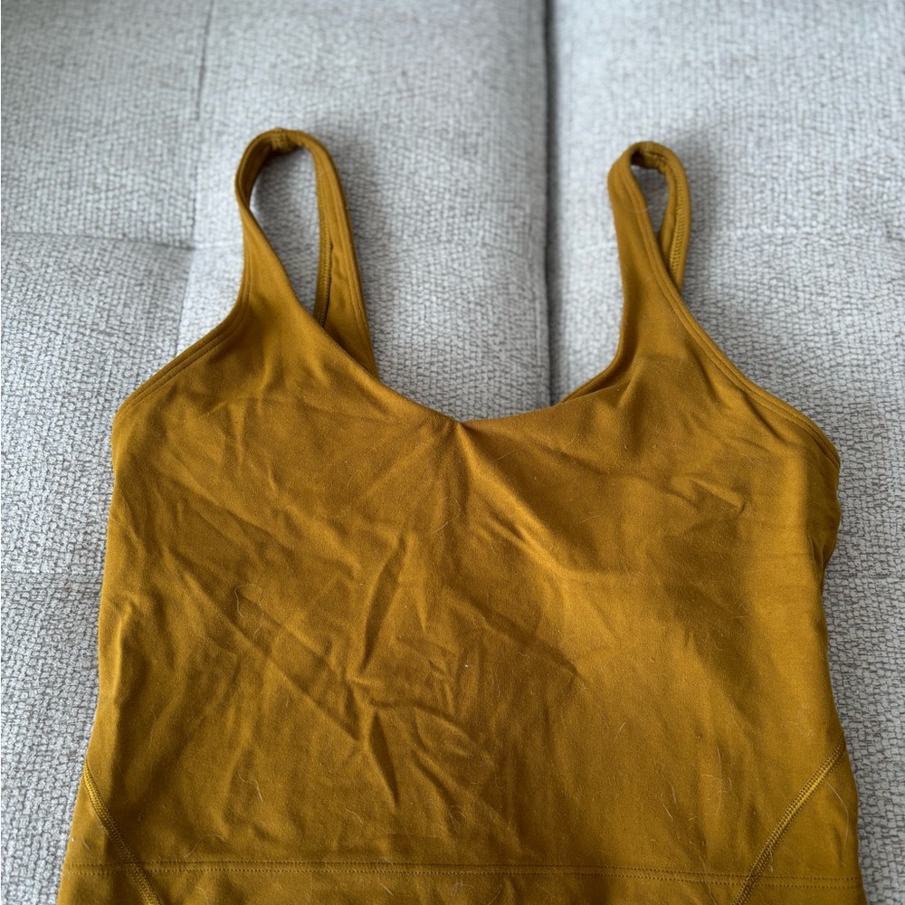 Mustard Yellow lululemon align Top